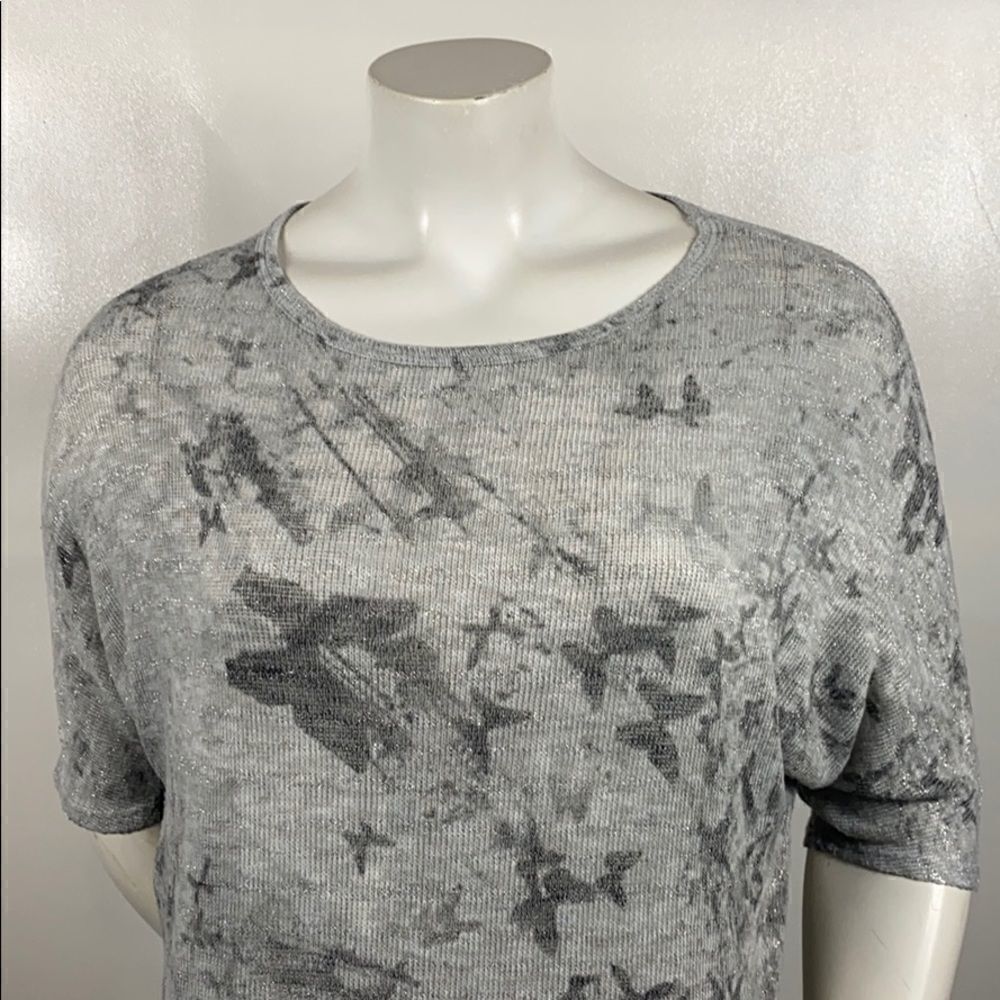 Signatures Style Butterfly Knit Top size: M - Picture 2 of 6